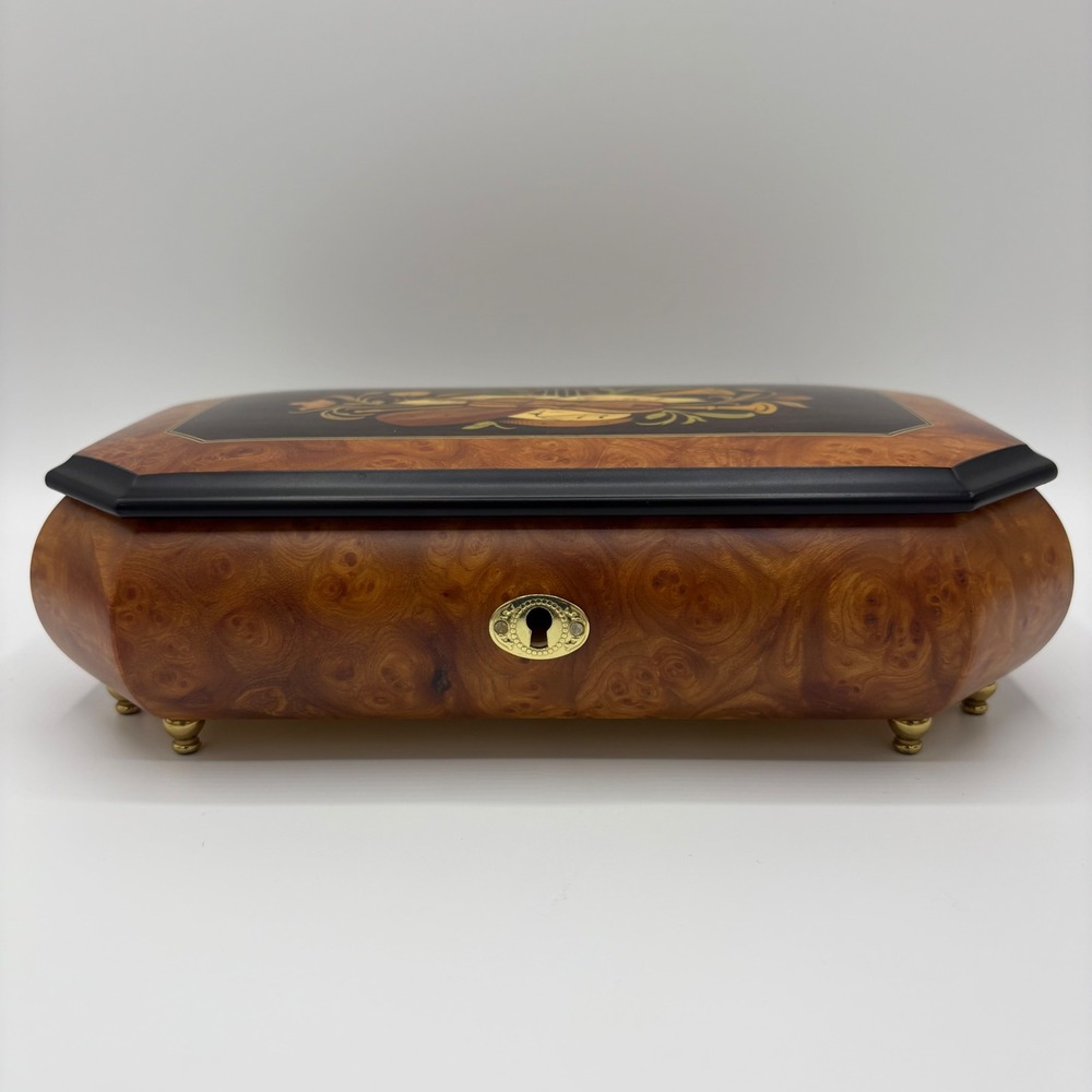 Reuge Music Swiss Octagon Inlaid Music Box‎ Lara's Theme Lara's Theme By M Jarre - Picture 8 of 15